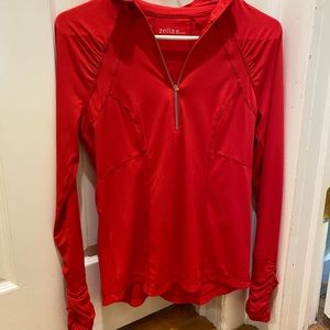 Zella Women's XS Red Long Slve 1/2 Zip